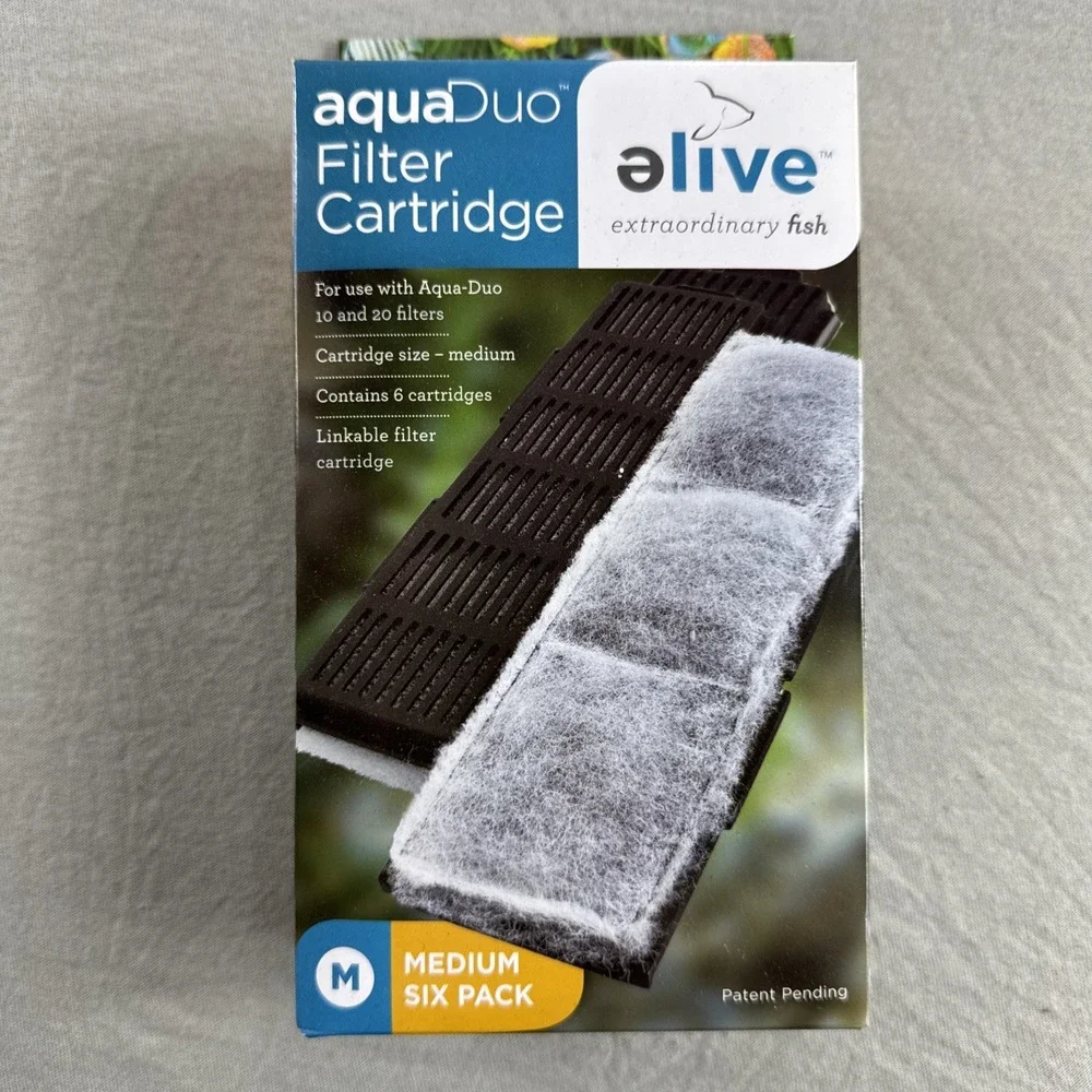 Elive AquaDuo Filter Cartridges 6-Pack Filters 10 & 20 Fish Tank Lot 4 Boxes NEW